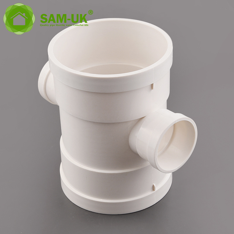 Wholesale a variety of customizable high-quality and standard products plastic pvc pipe fittings cross