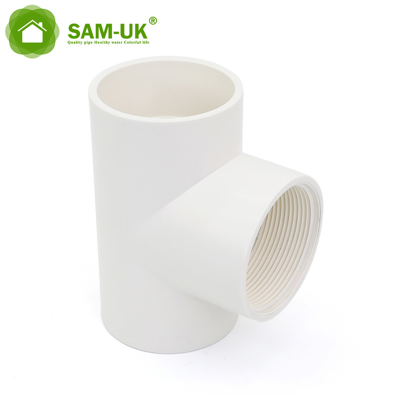 Sam-UK Factory made customizable environmentally friendly pipe fittings catalogue pvc pipe fitting plastic tee