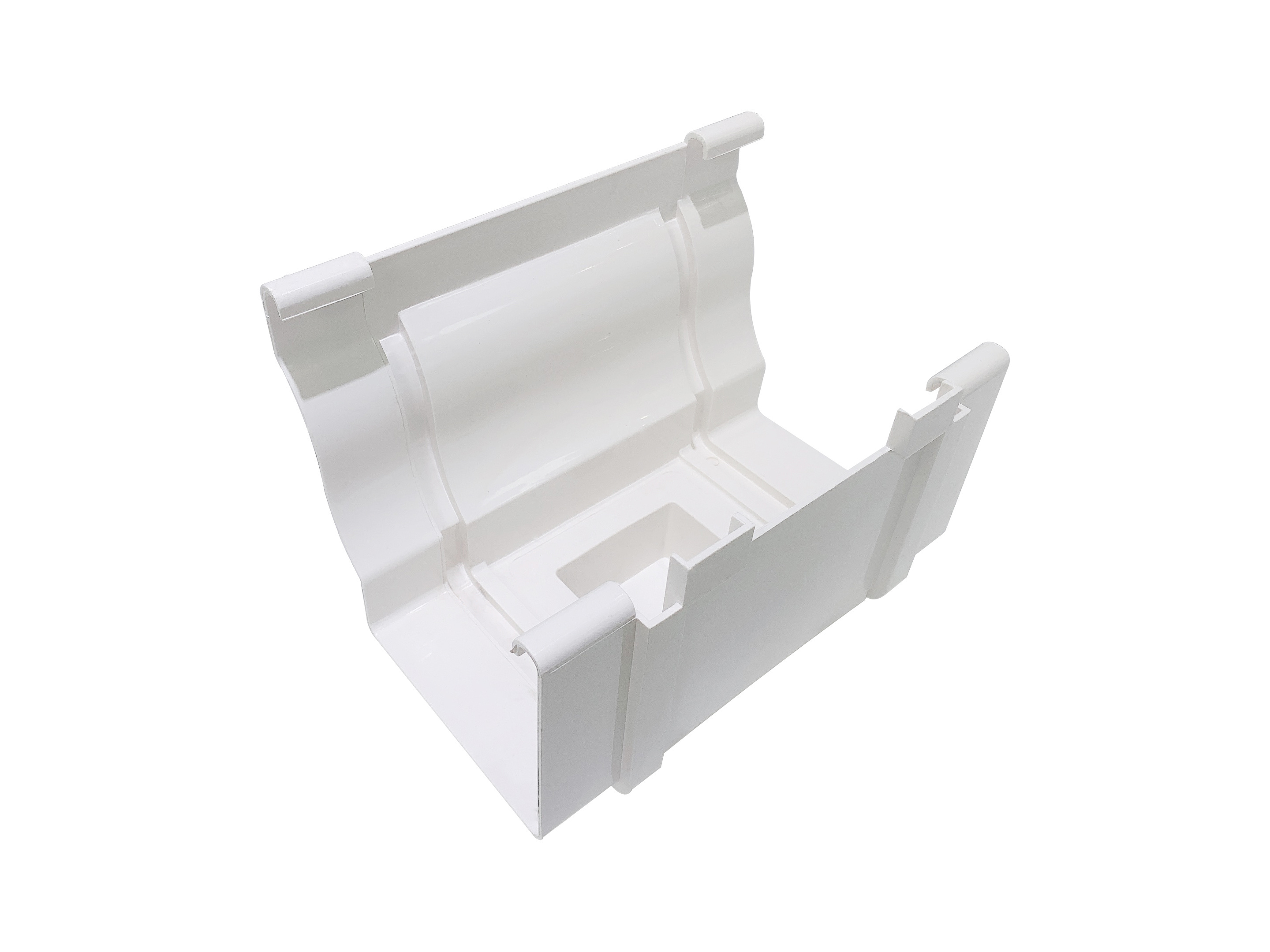 Original wholesale sale waterproof plastic rain gear drainage of accumulated water pvc square gutter fittings