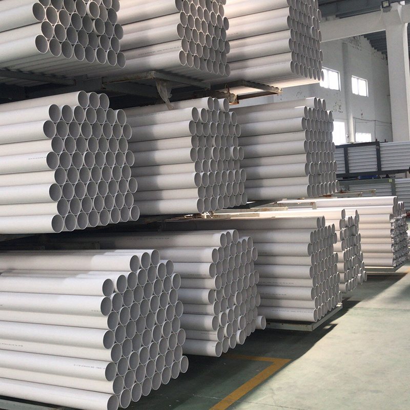 Factory wholesale PVC pipe fittings of various sizes Hot Sale Smooth Surface 1/2''-4'' PVC plastic Pressure Water Pipe Price