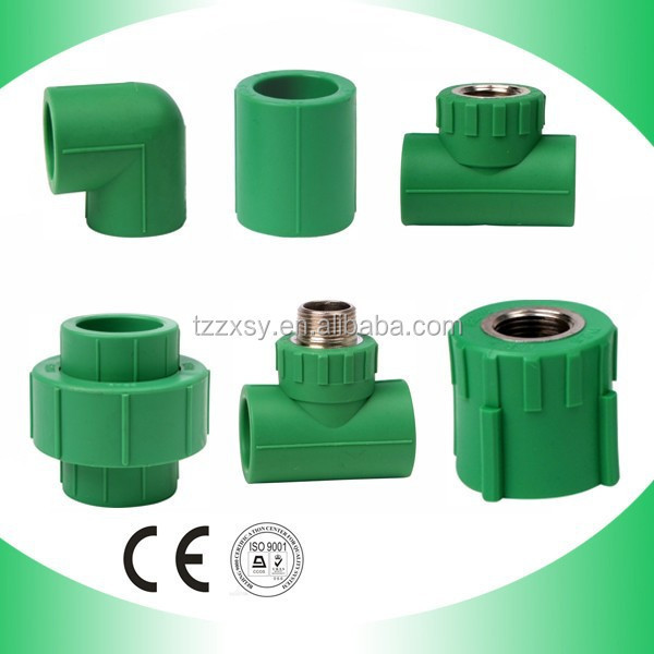 Chinese manufacturers Custom all size plastic PPR pipe Germany standard ppr pipe ppr fittings