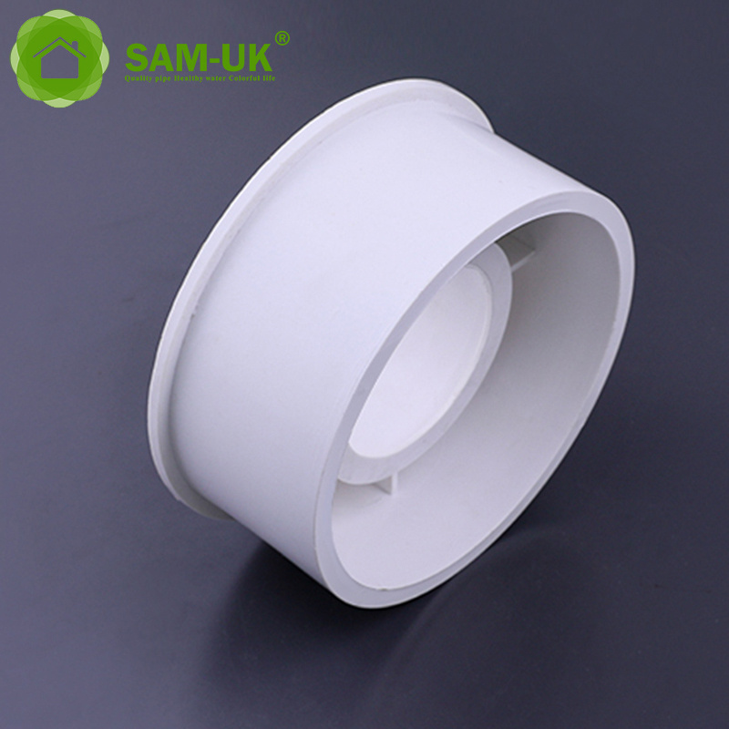 Factory fabrication customized environmental protection material plastic pipe fittings pvc dwv reducing bushing