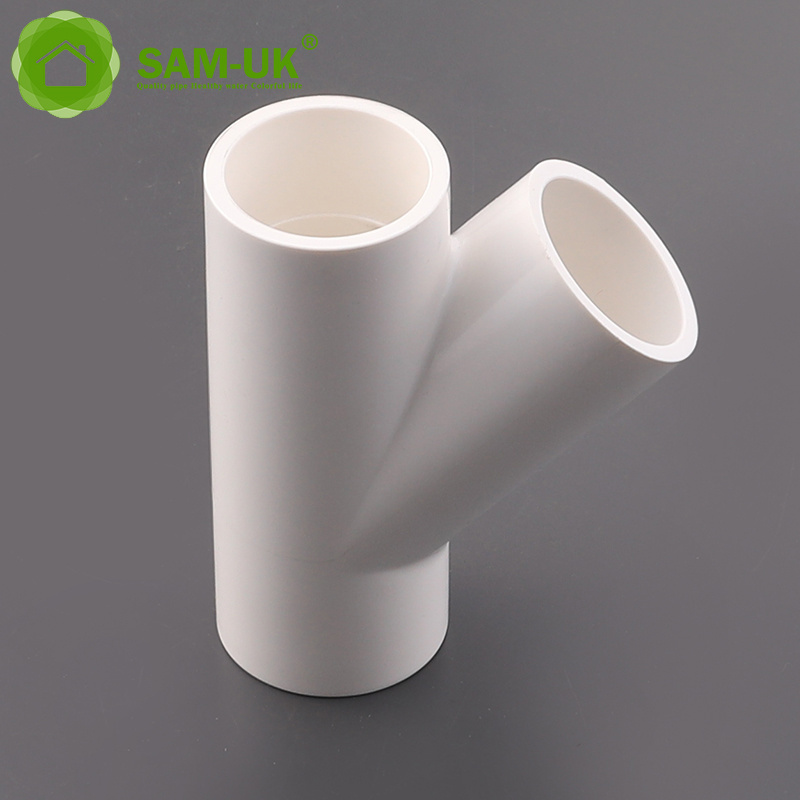 2 inch different types pvc brass sanitary irrigation pipe fittingy type tee pipe fitting  plastic catalogue