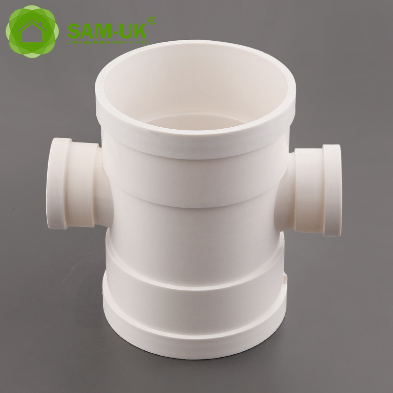 Wholesale a variety of customizable high-quality and standard products plastic pvc pipe fittings cross