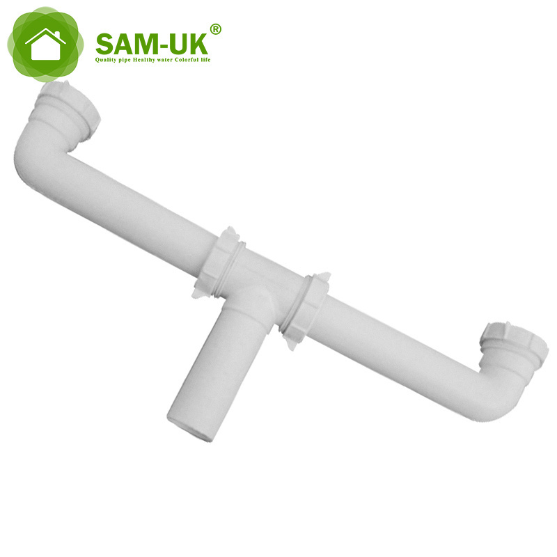 Hdpe pvc air conditioner washing machine sink 2 inch perforated corrugated drain auger pipe