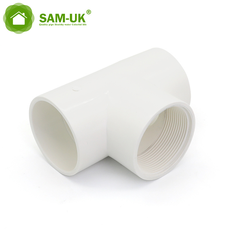 Sam-UK Factory made customizable environmentally friendly pipe fittings catalogue pvc pipe fitting plastic tee