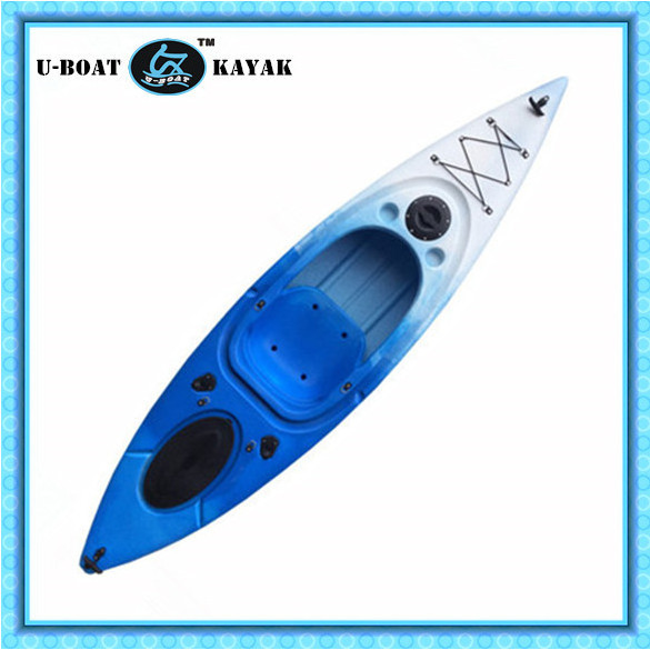 2019 hot sale professional single sit on top in kayak, Leisure fishing boat and kayak on sale UB-04