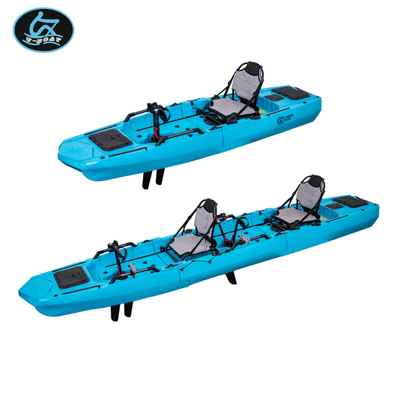 U-Boat 14ft Modular fishing Kayak three section Pedal DriveKayak two section Kayak Easy to disassemble and splice