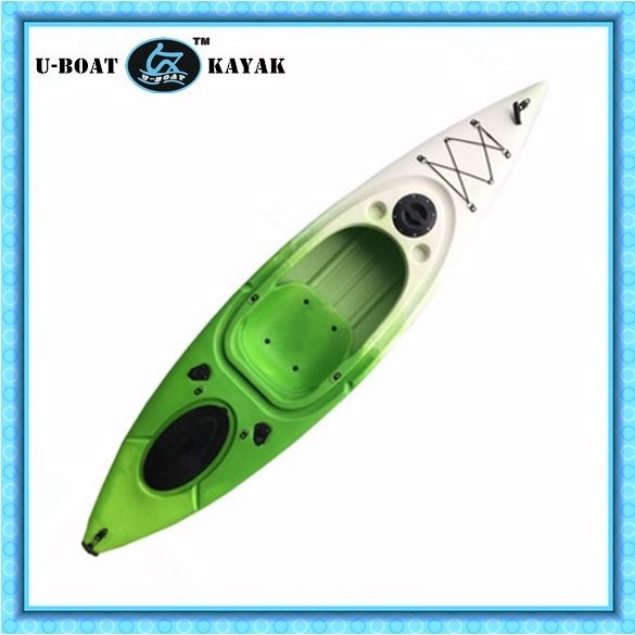 2019 hot sale professional single sit on top in kayak, Leisure fishing boat and kayak on sale UB-04