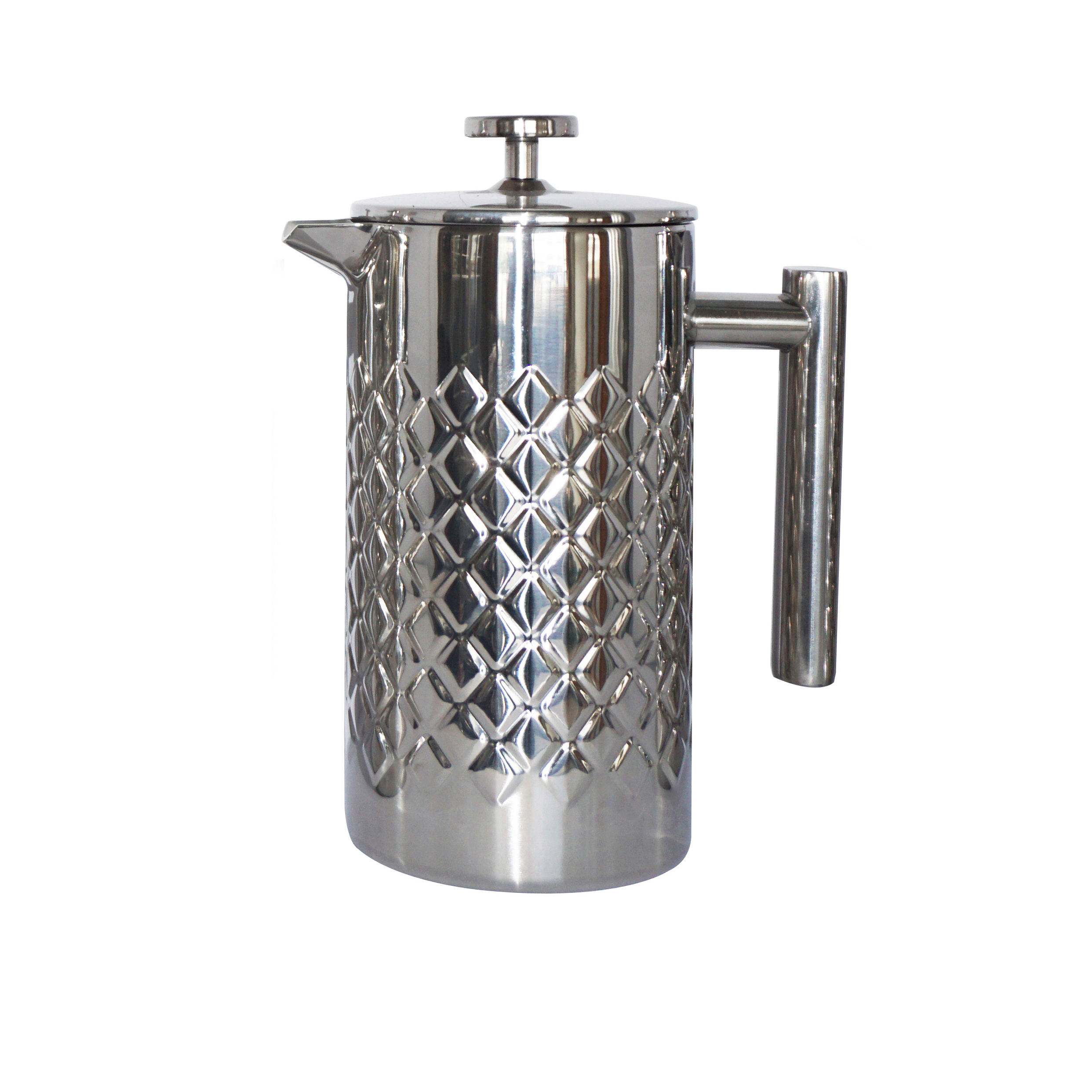 New Design Stainless Steel French Coffee Press 2021 Cafetiere Nordic Coffee Maker