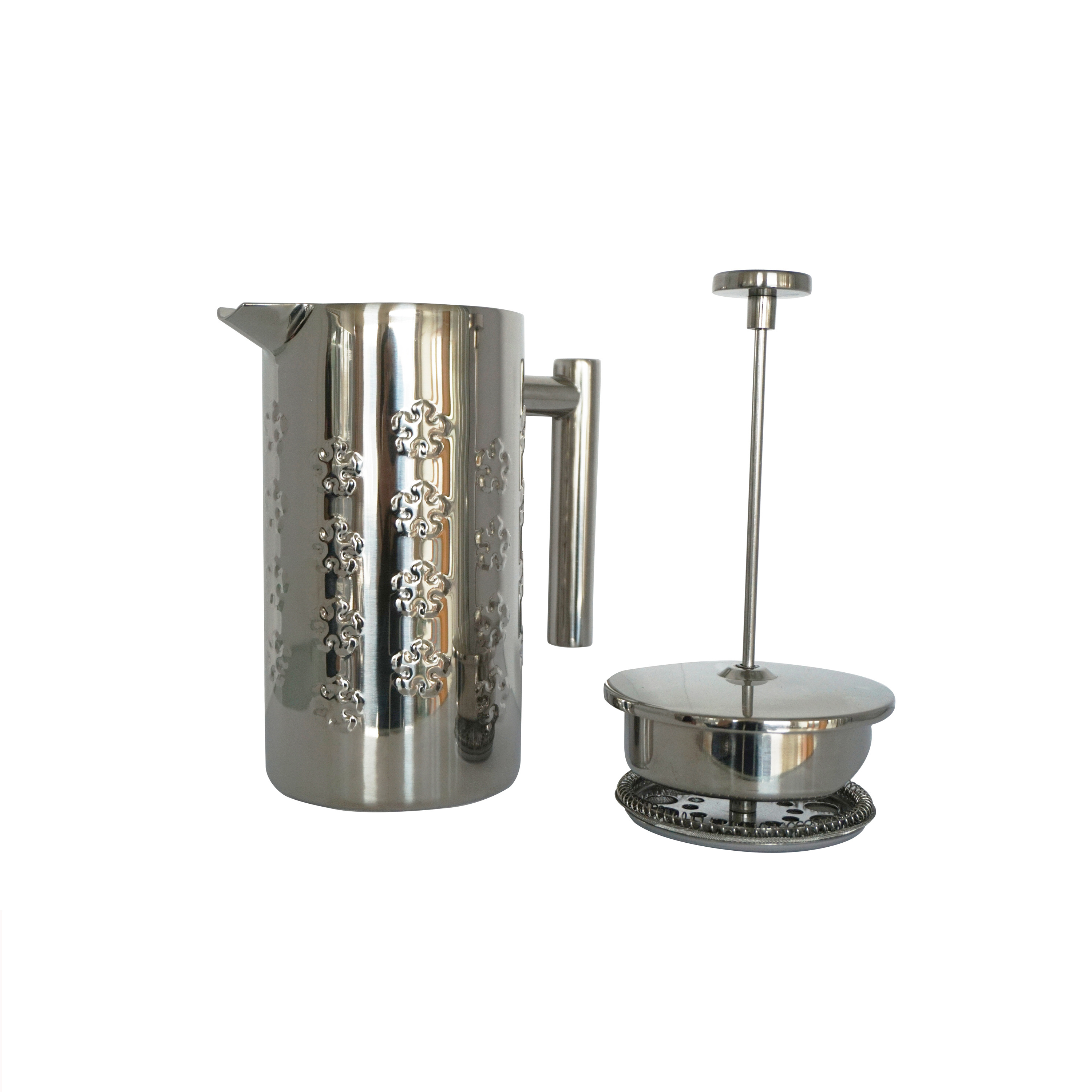 New Design Stainless Steel French Coffee Press 2021 Cafetiere Nordic Coffee Maker