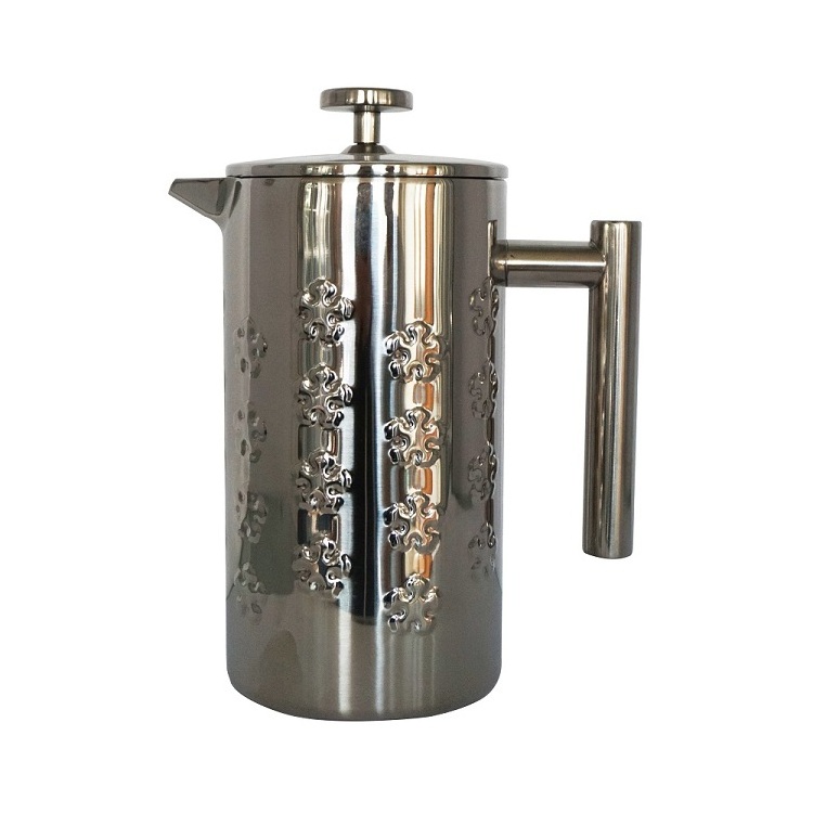 New Design Stainless Steel French Coffee Press 2021 Cafetiere Nordic Coffee Maker