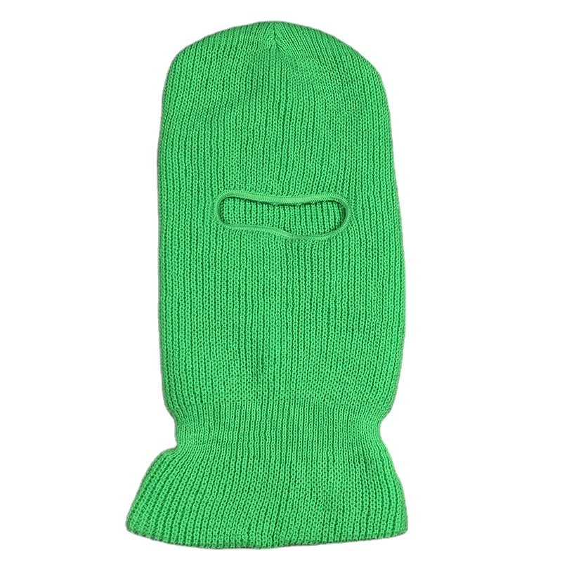 Wholesale full face ski masks plain one hole balaclava knit ski mask for winter