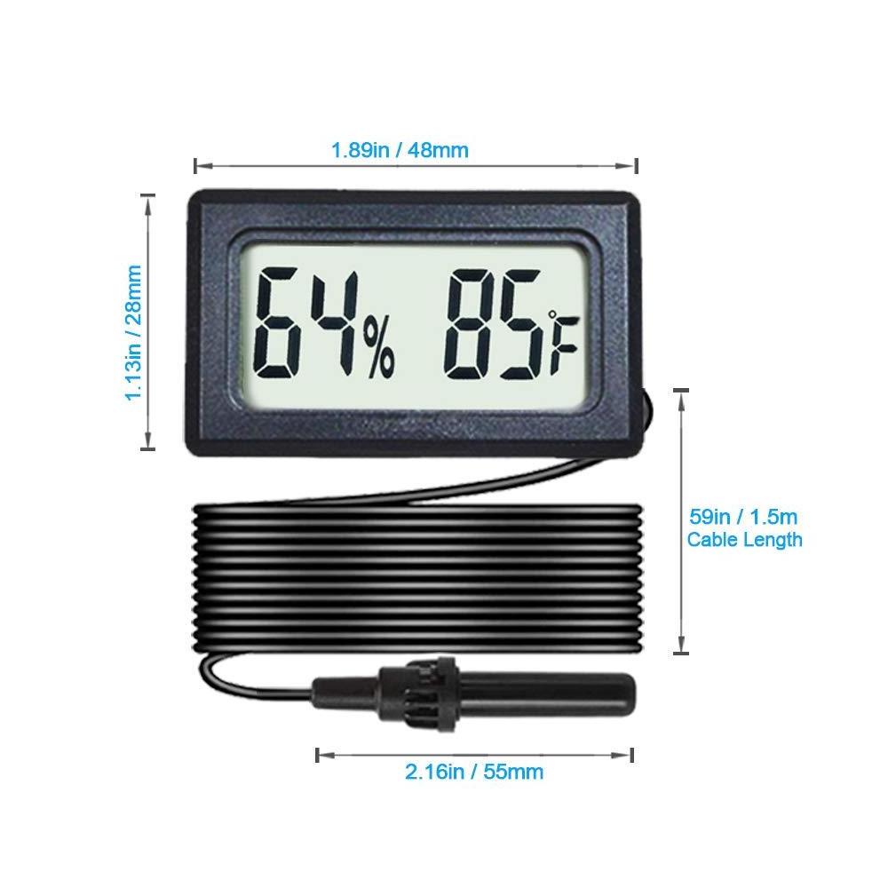 YK-30 LCD Display Mini Digital Electronic Temperature Humidity Gauge Meters Indoor Thermometer Hygrometer