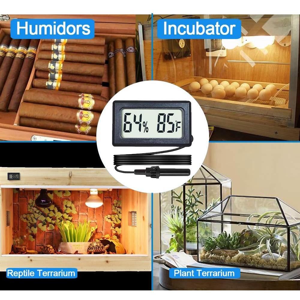 YK-30 LCD Display Mini Digital Electronic Temperature Humidity Gauge Meters Indoor Thermometer Hygrometer