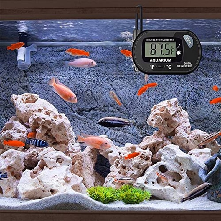 ST-3 Aquarium thermometer digital fish tank aquarium water temperature meter electronic lcd display thermometer for fish turtle