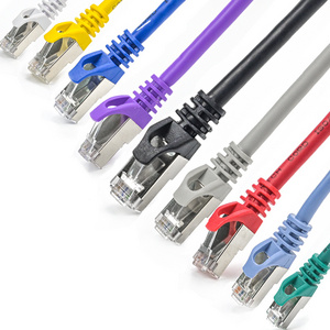 Network  Cable End FTP/SFTP Cat6 Patch Cord RJ45 Crystal PVC Coaxial Cable Rg58 Cat 8 Cable FTP Pure Copper