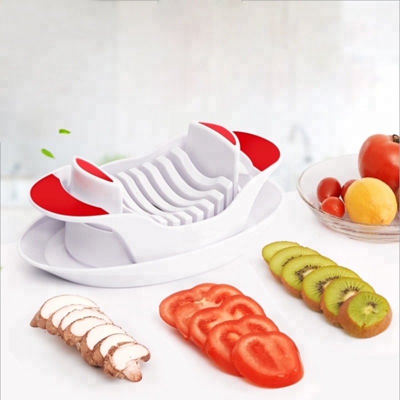 New Design Kitchen Accessories Tomato Cutter Slicer Tomato Kiwi Fruit Mushroom Slicer Vegetable Fruit Cutter in stainless