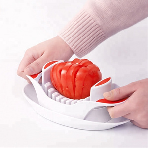 New Design Kitchen Accessories Tomato Cutter Slicer Tomato Kiwi Fruit Mushroom Slicer Vegetable Fruit Cutter in stainless