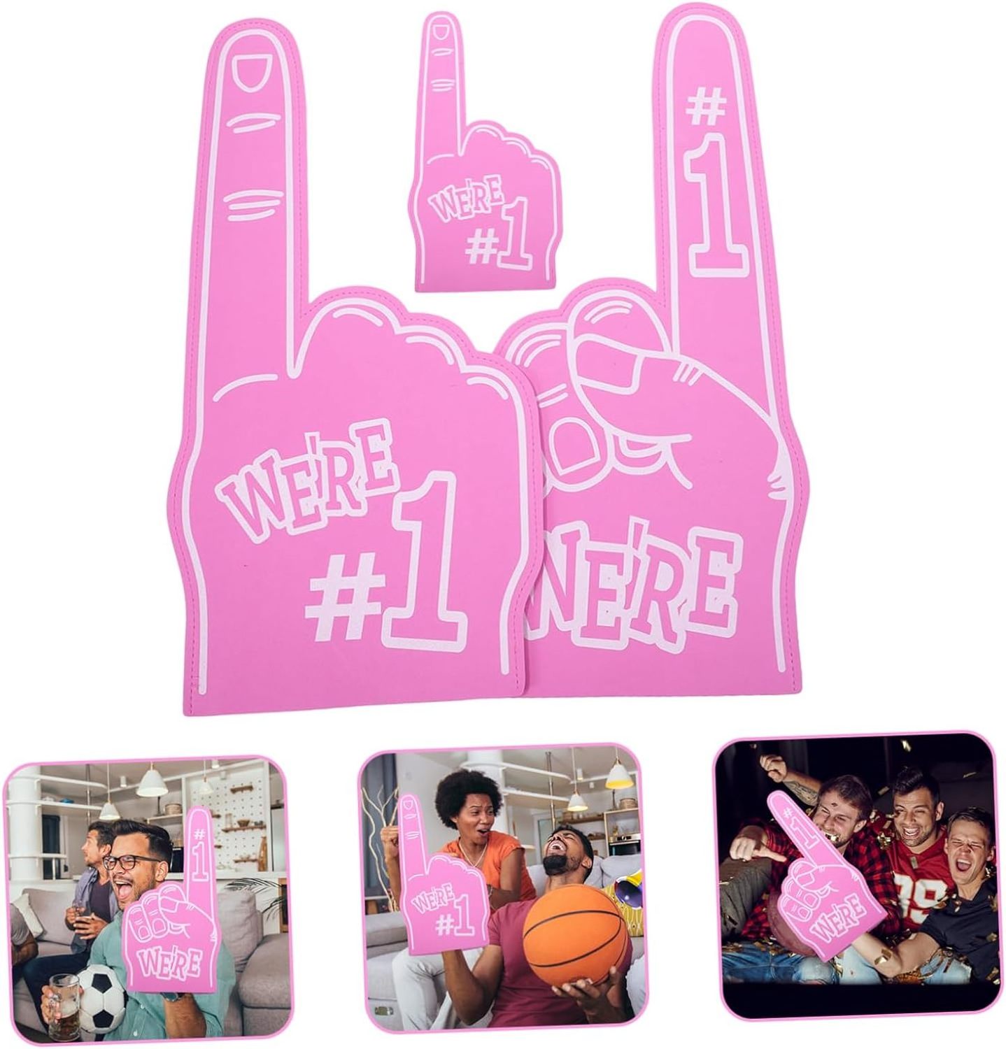 Customized EVA Cheerleading Gloves Hand Baseball Foam Fingers Foam Fan Finger for Sports Celebration Events