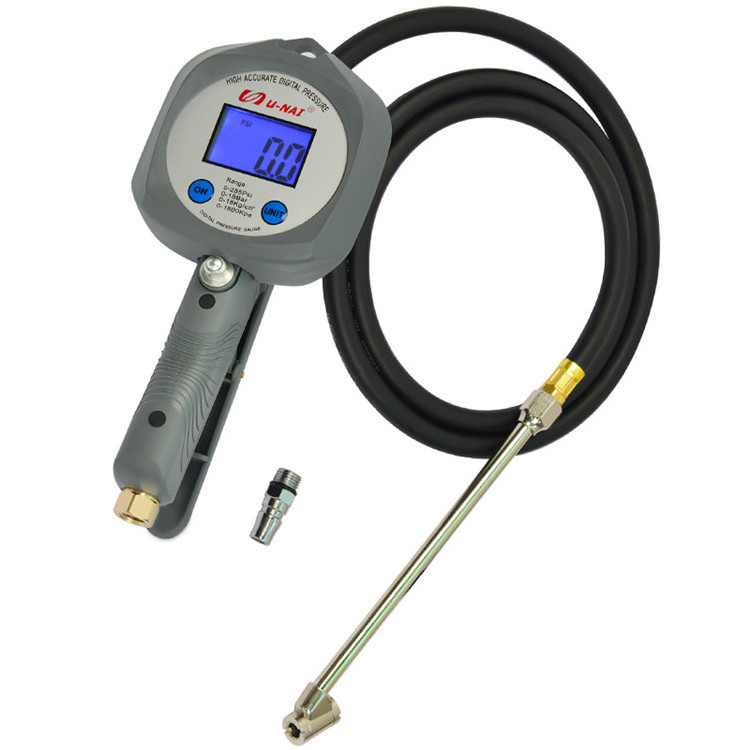 Unai 9809 digital tire inflator with gauge