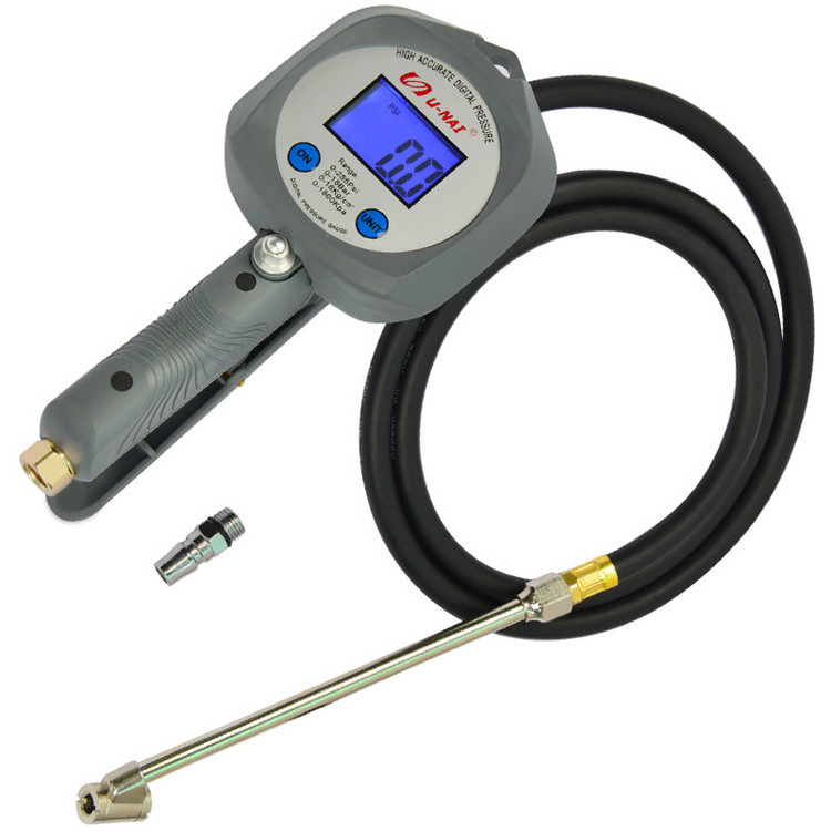 Unai 9809 digital tire inflator with gauge