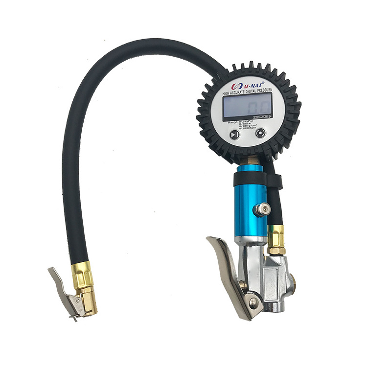 high quality low price truck car bus bike tire inflator and deflator pressure gauge 230psi