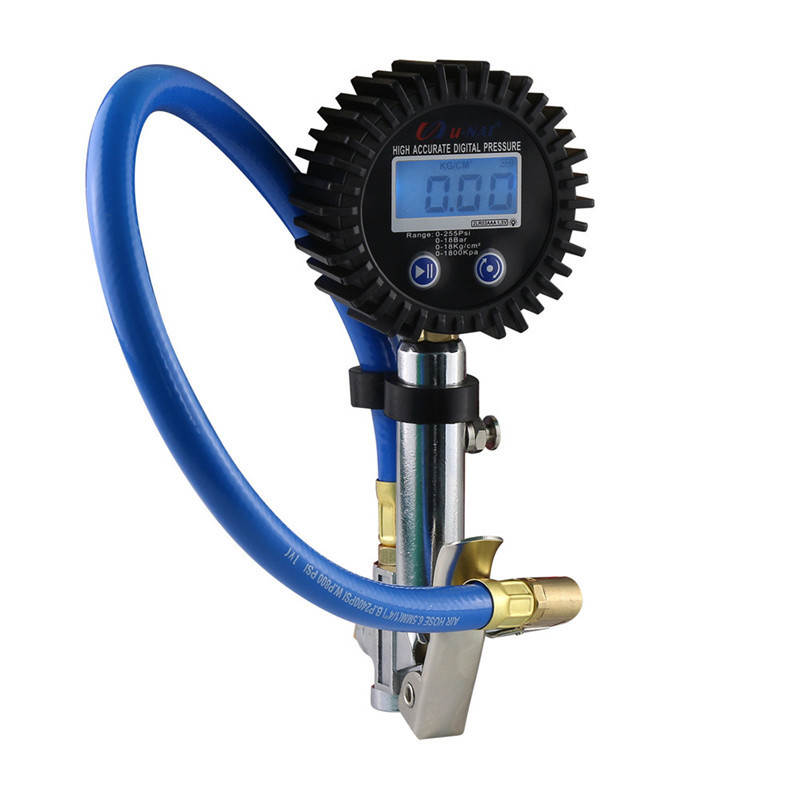 high quality low price truck car bus bike tire inflator and deflator pressure gauge 230psi