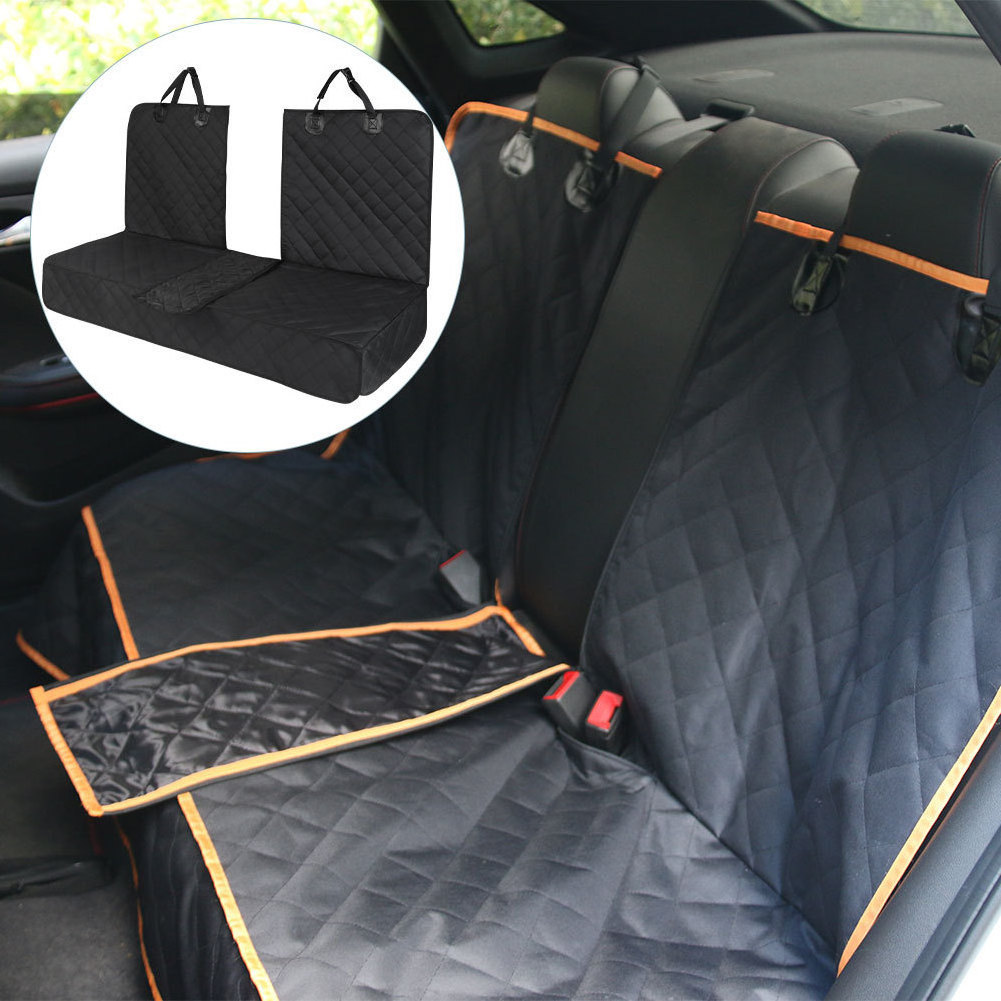 Dog Seat Cover Car Seat Cover for Pets 100% Waterproof Pet Seat Cover Hammock 600D Heavy Duty Scratch Proof Nonslip