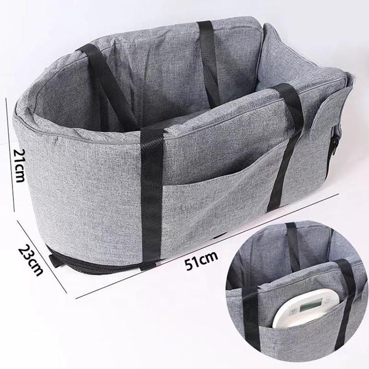 Dog Car Seat Portable Pet Carrier Bag for Small Cats Puppies, dogs,  cat and dog bed washable