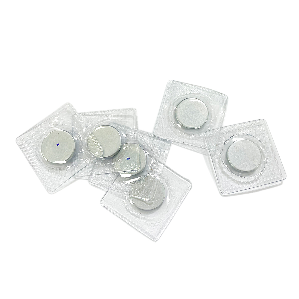 Hidden Sew Magnetic Snap PVC Invisible Magnetic Closure Buttons For Carton