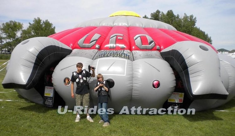 UFO Laser Invader Arena,inflatable laser tag arena laser maze for Fun