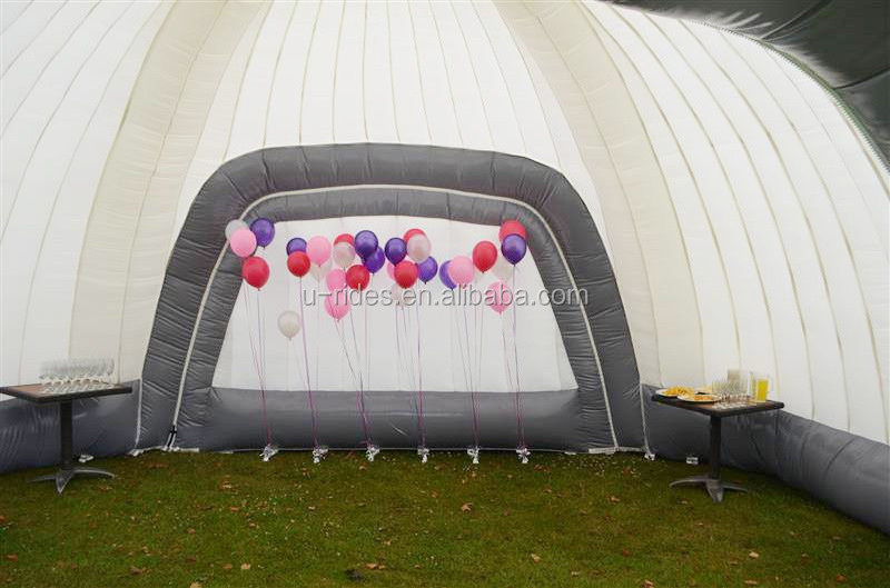 Wholesale outdoor white giant inflatable igloo dome tent  inflatable air dome tent for playhouse