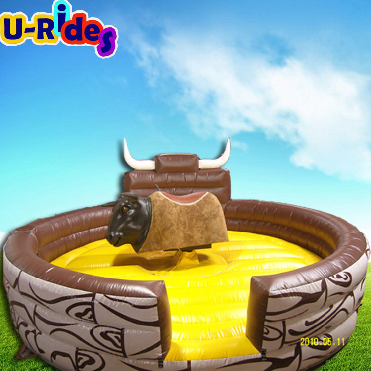 kids adults crazy sport games amusement equipment commercial electrical rodeo bull inflatable mechanical bull for rental