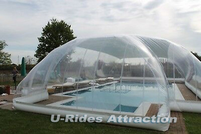 Customized Pool Cover Transparent Air Inflatable Swimming Pool Dome for garden