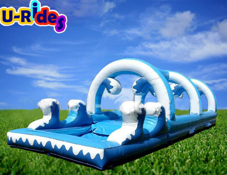 commercial High quality  water park entertainment  funny inflatable water slide slip and slide for adult