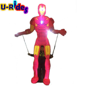 Inflatable Superheroes cartoon character for theme party decoration