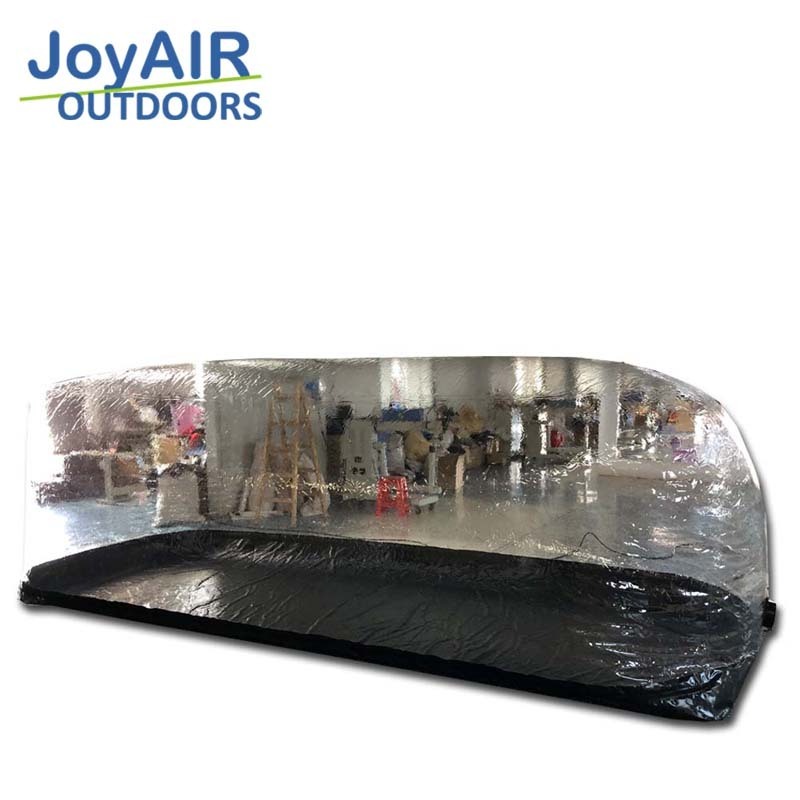 Wholesale Outdoor  Car Bubble Tent Inflatable Car Protective Cover Clear Waterproof Inflatable Car Covering Tent