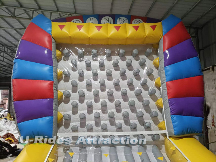 Carnival event inflatable interactive game equipment inflatable plinko game for Party Rental