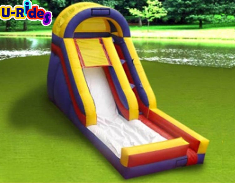 China cheap big inflatables slides inflatable dry/ water slides with arch for kids and adults