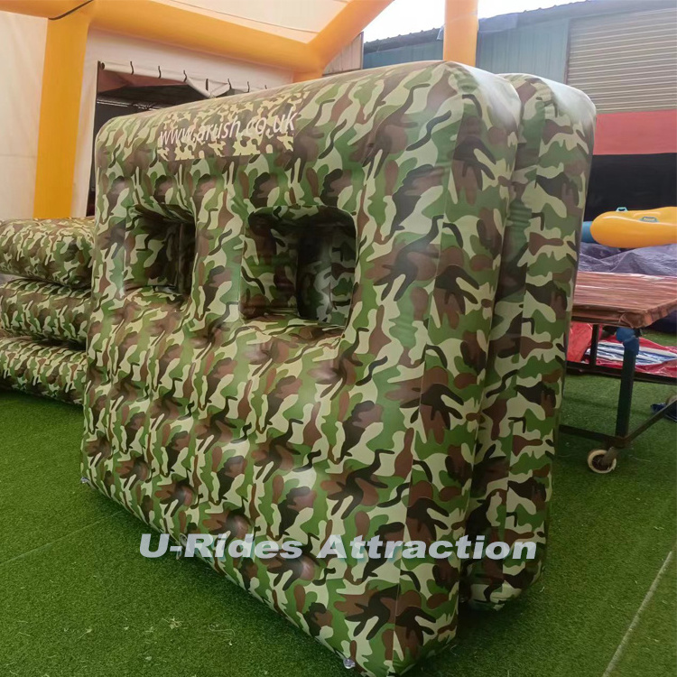 Hot sale sport game air bunker outdoor ce certificate shooting game inflatable paintball bunkers for paintball field