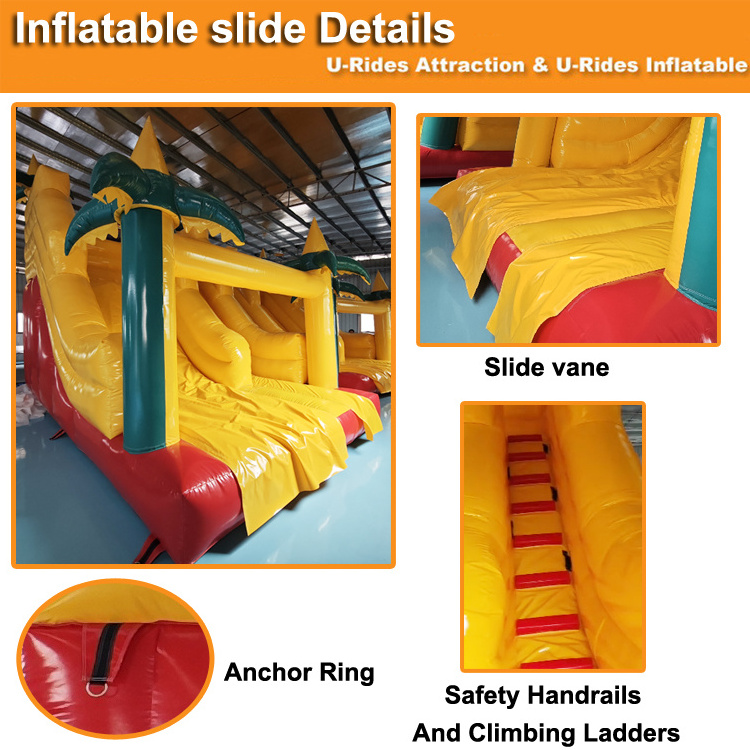 High Quality colorful inflatable bouncer slide inflatable jumping water slide inflatable slide for amusement park