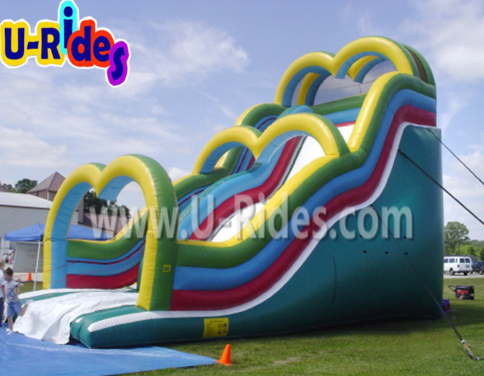 High Quality colorful inflatable bouncer slide inflatable jumping water slide inflatable slide for amusement park