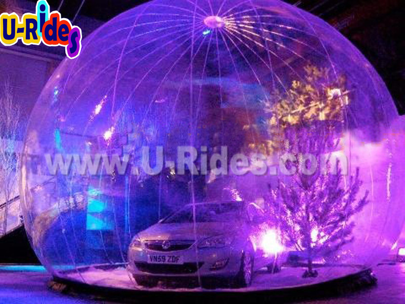 Popular Christmas Snowball Giant Inflatable Snow Globe Ball  For Christmas Decorations Display