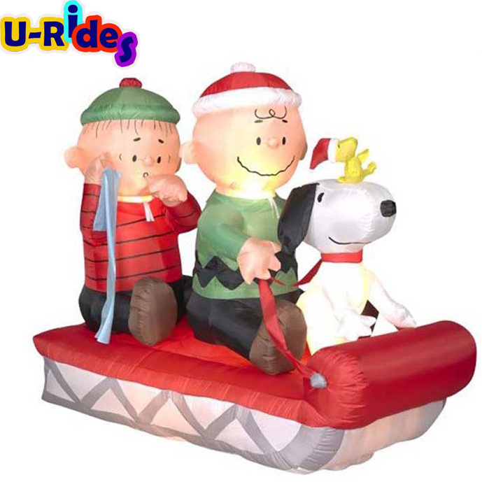 snoopy christmas inflatable