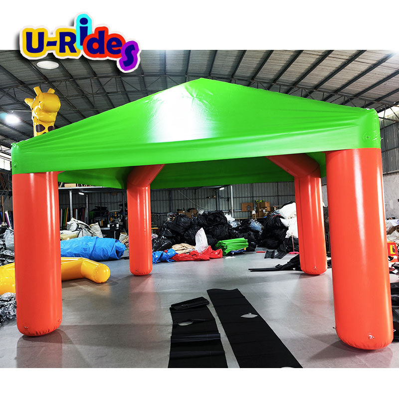 Hot sale nice bule and white Inflatable open tiki bar inflatable booth tent for party event