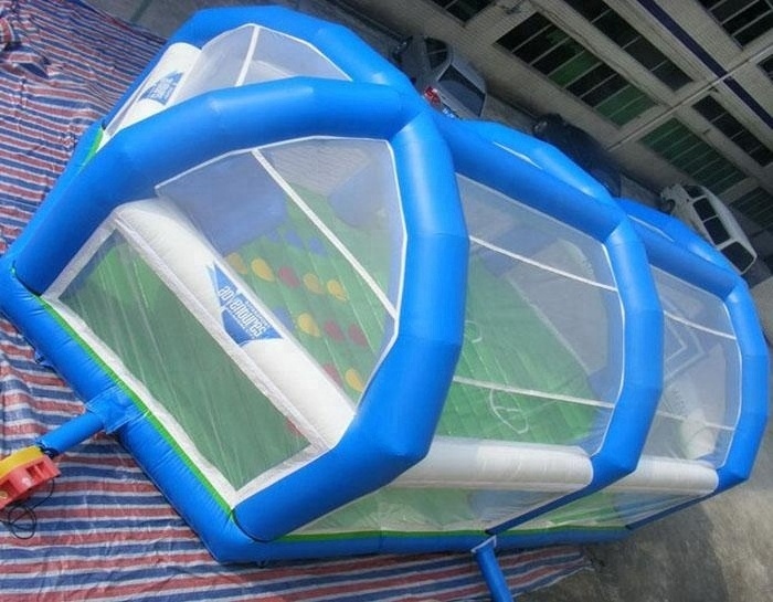 Wholesale all in one multifunctional sport inflatable basketball field dodgeball court joust game inflatable arena