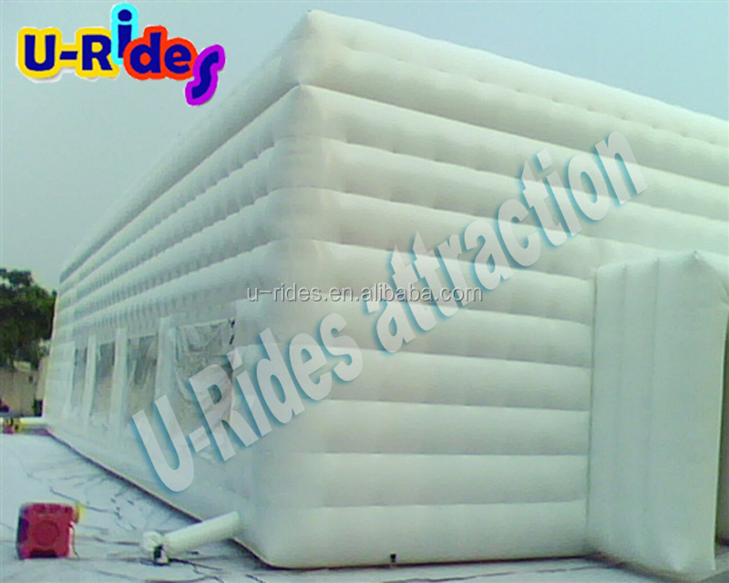 white Party Structure Cubic Inflatable Tent For wedding hall for sport