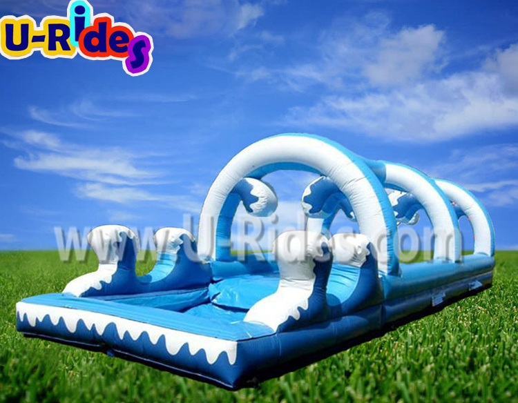 commercial High quality  water park entertainment  funny inflatable water slide slip and slide for adult