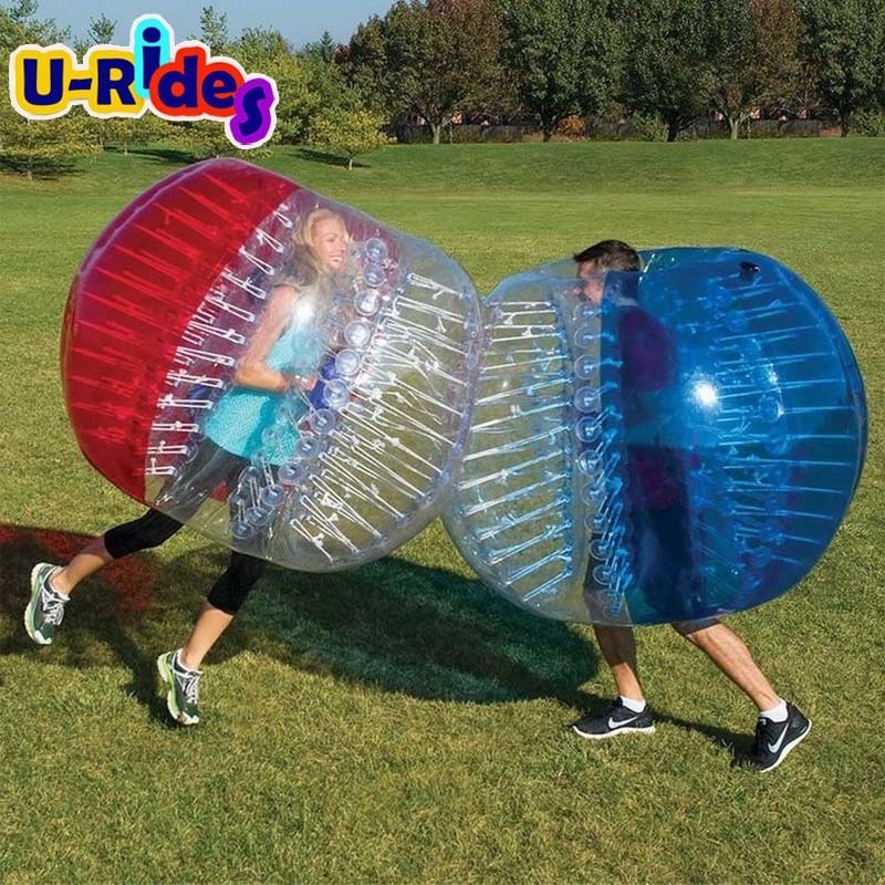 Go karts Football bubble soccer Human hamster knocker ball clear orange color inflatable bumper ball for Sports Commercial Event